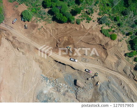 Mining mineral quarry dump 127057903