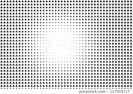 Monochrome Triangles Halftone Fading Pattern Monochrome Triangles Halftone Fading Pattern 127058157