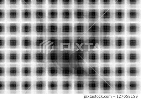 Radial Halftone Squares Central Burst Radial Halftone Squares Central Burst 127058159