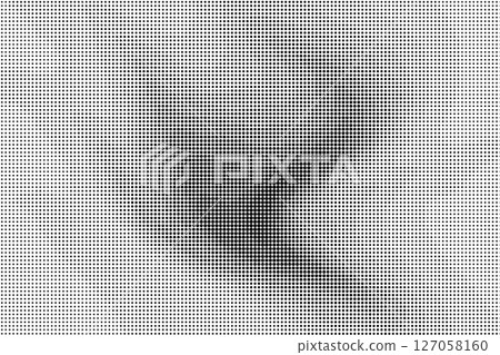 Radial Halftone Squares Central Burst 127058160