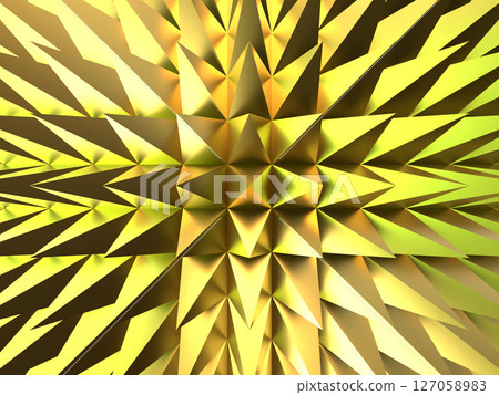 3D illustration of a background filled with pyramids and square pyramids 127058983