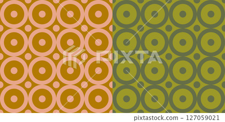 Vector set retro simple geometric seamless patterns in retro style. Vintage abstract geometric pattern in Art deco style. Vector set retro simple geometric seamless patterns in retro style. Vintage abstract geometric pattern in Art deco style. 127059021