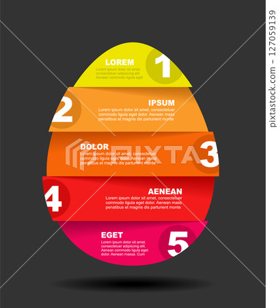 Infographic design template with place for your data. Vector illustration. 127059139