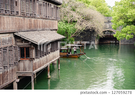 中國 烏鎮 西柵海濱 中國 烏鎮 西柵海濱 127059278