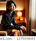A woman in a suit 127059643