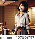 Woman cooking 127059757