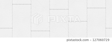 White plasterboard sheets with screw holes and noise texture as seamless bg 127060729
