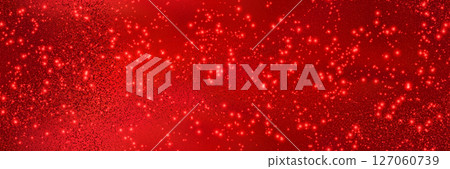 Luxury red glisten carnival fabric bg with sparkling texture 127060739