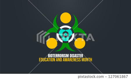 Stay Alert. Bioterrorism Disaster Education Month 127061867