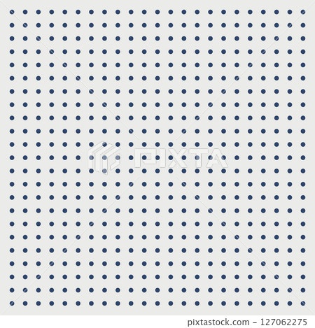 Graph paper. Printable dotted grid paper on white background. Geometric abstract dotted transparent illustration with dots for school, notebook, diary, notes, print. Realistic paper blank size A4 127062275