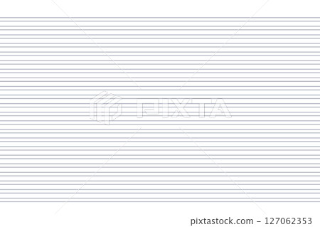 Grid paper. Abstract striped background with color horizontal lines. Geometric pattern for school, wallpaper, textures, notebook. Lined paper blank isolated on transparent background 127062353