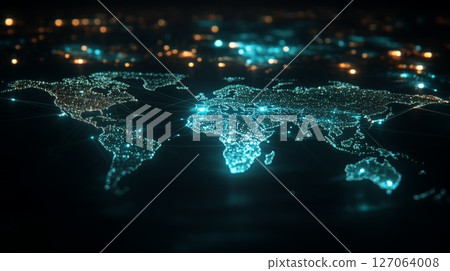 A Digital Representation of the Earth with Interconnected Cities 127064008