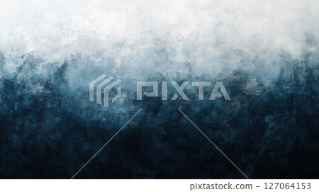 Abstract Blue and White Gradient Texture on Textured Surface 127064153