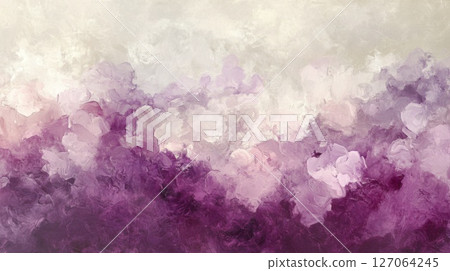 Abstract Painting with Purple and White Hues Abstract Painting with Purple and White Hues 127064245