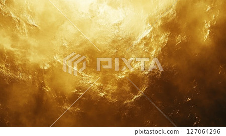 Abstract Golden Texture with Swirling Smoke Abstract Golden Texture with Swirling Smoke 127064296