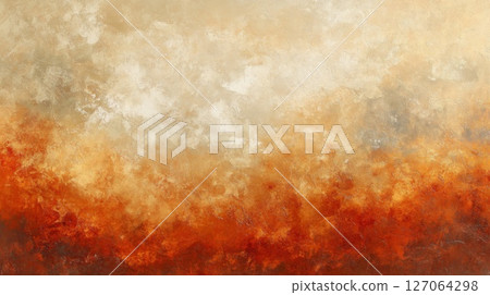 Abstract Textured Painting with Warm Colors Abstract Textured Painting with Warm Colors 127064298