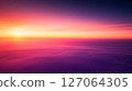 Vibrant Sunset Over a Sea of Clouds 127064305