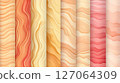 Abstract Wave Patterns in Warm Colors 127064309