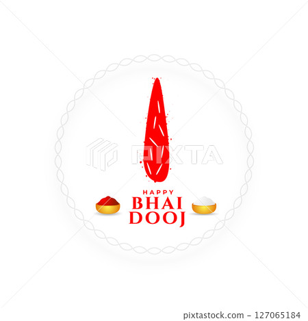 indian festival bhai dooj affection background with hindu ritual 127065184