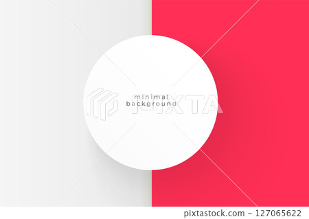 blank and empty banner for a minimalistic and elegant presentation 127065622
