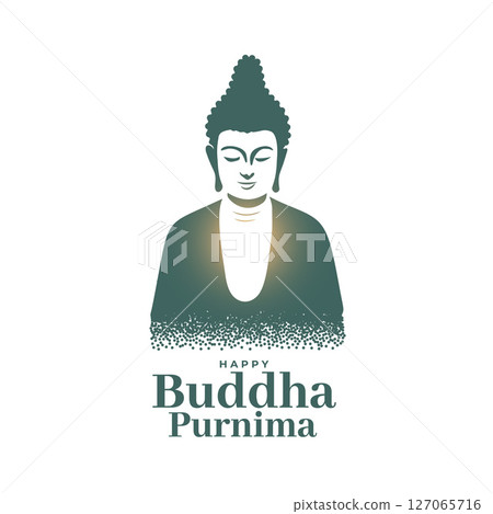 buddha purnima festive background celebrate lord birthday 127065716