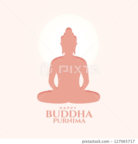 happy buddha purnima religious background for faith and hope 127065717