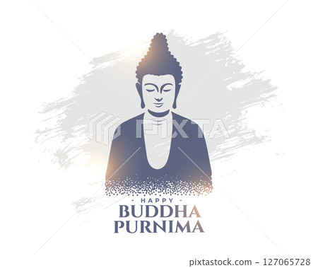 buddha purnima festive background celebration design 127065728