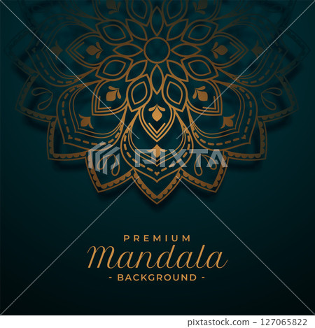 ethnic arabesque style mandala pattern background 127065822