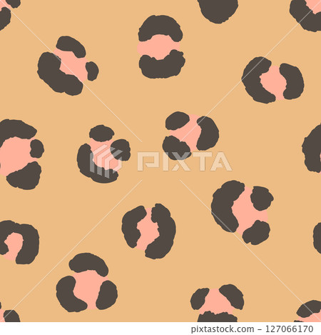Abstract modern leopard seamless pattern. Animals trendy background. Color decorative vector stock illustration for print, card, postcard, fabric, textile. Modern ornament of stylized skin Abstract modern leopard seamless pattern. Animals trendy background. Color decorative vector stock illustration for print, card, postcard, fabric, textile. Modern ornament of stylized skin 127066170