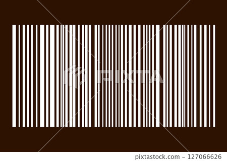 Barcode isolated on color background. Code stripes sticker. Barcode labels, customers qr code Barcode isolated on color background. Code stripes sticker. Barcode labels, customers qr code 127066626