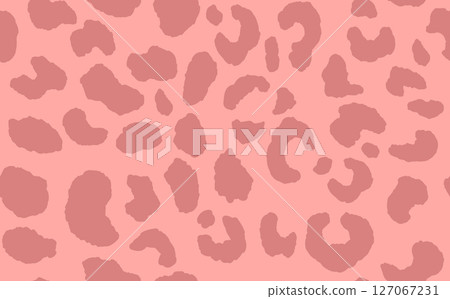 Abstract modern leopard seamless pattern. Animals trendy background. Color decorative vector stock illustration for print, card, postcard, fabric, textile. Modern ornament of stylized skin 127067231