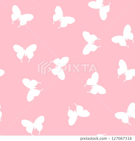 Seamless pattern with funny colorful Butterflies, flowers. Color flat vector illustration for invitation, poster, card, textile, fabric. Butterfly graphic design print. Trendy animal motif wallpaper Seamless pattern with funny colorful Butterflies, flowers. Color flat vector illustration for invitation, poster, card, textile, fabric. Butterfly graphic design print. Trendy animal motif wallpaper 127067316