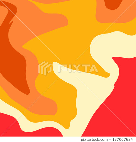 Fluid art. Modern artwork background. Mixture of acrylic paints. Abstract liquid painting marble texture, colorful gradient waves. Vector design for banner, flyer, business card, cover, invitation 127067684