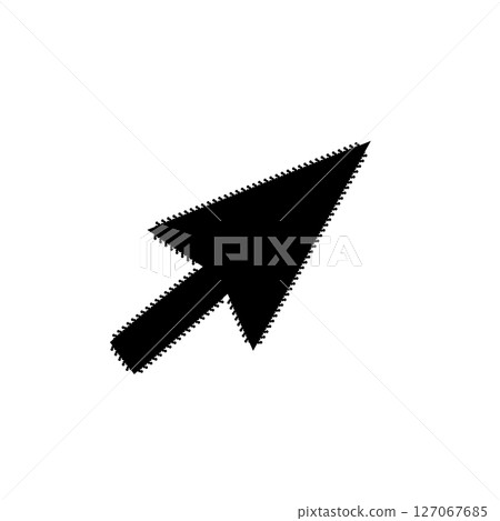 Business element icon in doodle style, arrow, infographic. Isolated vector illustration design. Hand drown business icon. Business idea concept 127067685