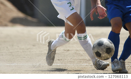 Soccer player to dribble Soccer player to dribble 127068113