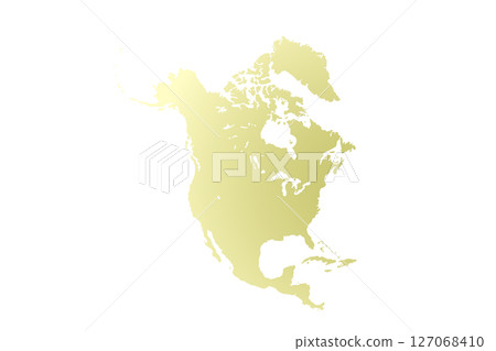 Map of North America, sign silhouette. World Map Globe. Vector Illustration isolated on transparent background. American continent Map of North America, sign silhouette. World Map Globe. Vector Illustration isolated on transparent background. American continent 127068410
