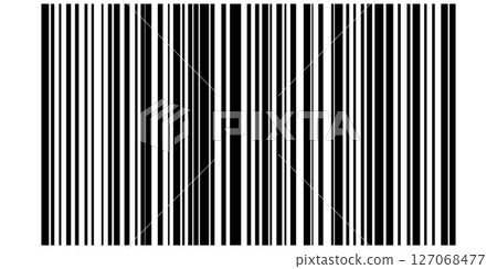 Barcode isolated on color background. Code stripes sticker. Barcode labels, customers qr code 127068477