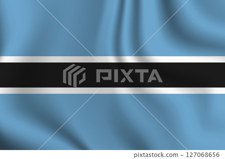 Flag of Botswana. National symbol in official colors. Template icon. Abstract vector background Flag of Botswana. National symbol in official colors. Template icon. Abstract vector background 127068656