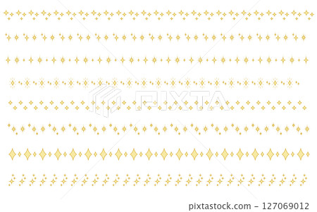 Star motif line set. 127069012
