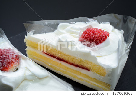 Delicious strawberry shortcake Delicious strawberry shortcake 127069363
