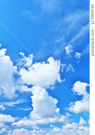 Summer blue sky and clouds 127069536