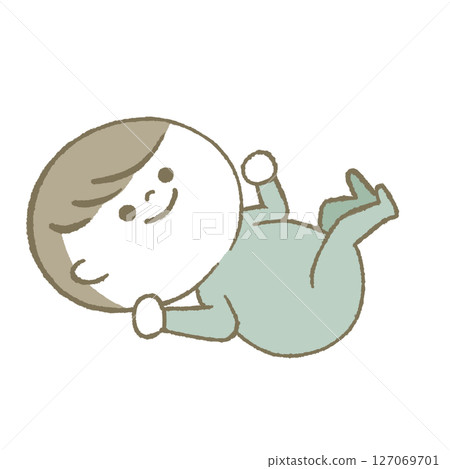 Happy baby, light blue 127069701