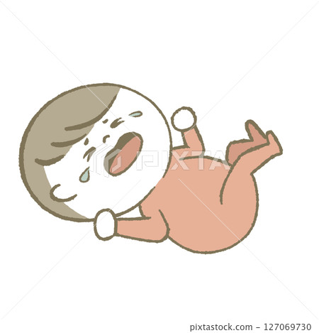 哭泣的嬰兒粉紅 哭泣的嬰兒粉紅 127069730
