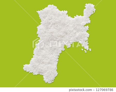 用米製作的宮城縣地圖 127069786