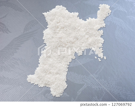 用米製作的宮城縣地圖 127069792