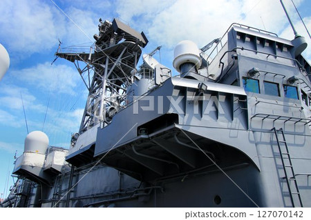 「島風號」訓練艦的艦橋與雷達 127070142
