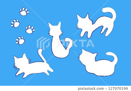白貓手繪插畫集 白貓手繪插畫集 127070199