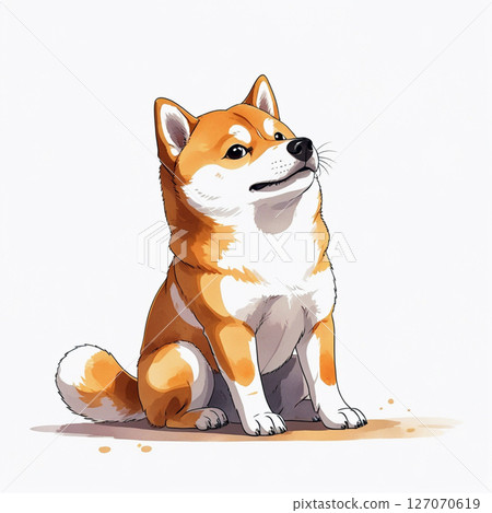Shiba Inu坐 127070619