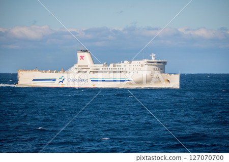 [Tokyo Kyushu Ferry Hamayu bound for Shinmoji Port and Soreiyu bound for Yokosuka Port meet and leave] 127070700