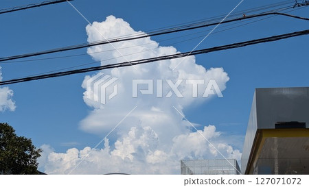 blue sky, sky, cloud 127071072